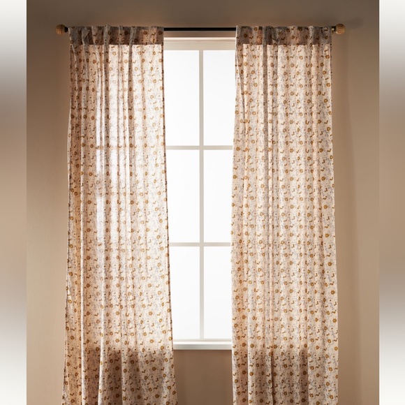 Anthropologie Other - Amber Lewis Rowena Floral Patterned Curtains